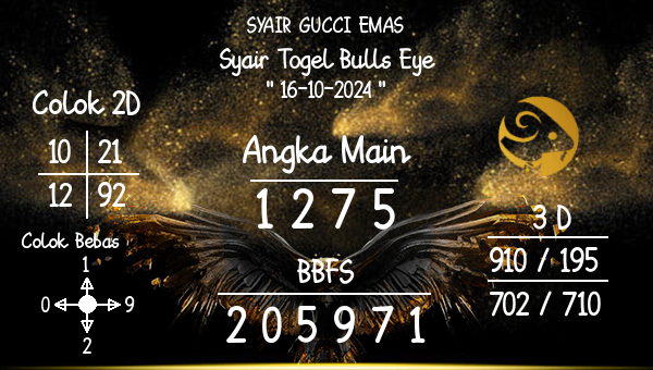 SYAIR GUCCI EMAS - Syair Togel Bulls Eye