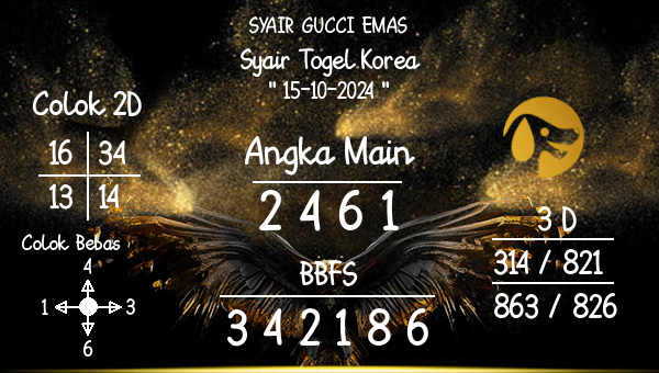 SYAIR GUCCI EMAS - Syair Togel Korea