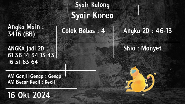 Syair Kalong - Syair Korea