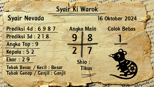 Syair Ki Warok - Syair Nevada