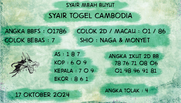 Syair Mbah Buyut - Syair Cambodia