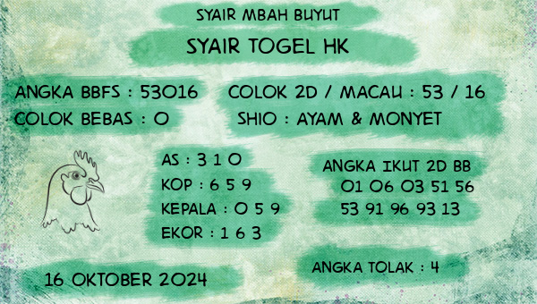 Syair Mbah Buyut - Syair HK