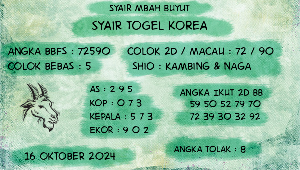 Syair Mbah Buyut - Syair Korea