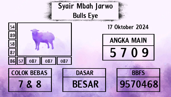 Syair Mbah Jarwo - Bulls Eye