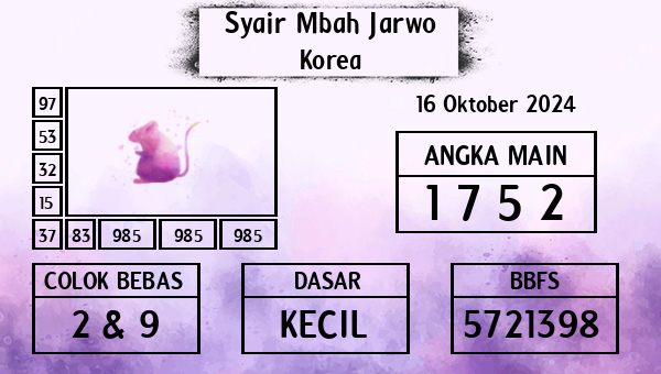 Syair Mbah Jarwo - Korea