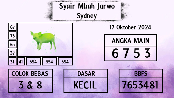 Syair Mbah Jarwo - Sydney