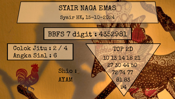 SYAIR NAGA EMAS - Syair HK