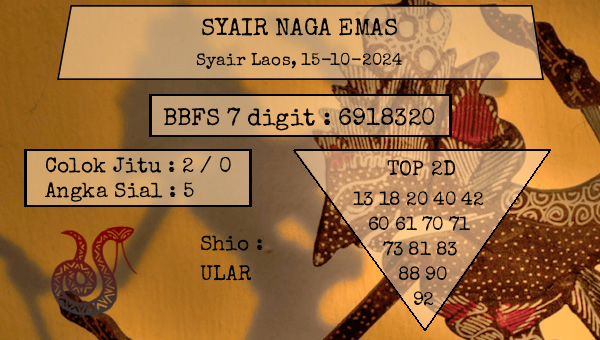 SYAIR NAGA EMAS - Syair Laos