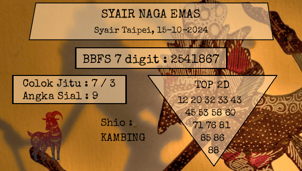 SYAIR NAGA EMAS - Syair Taipei