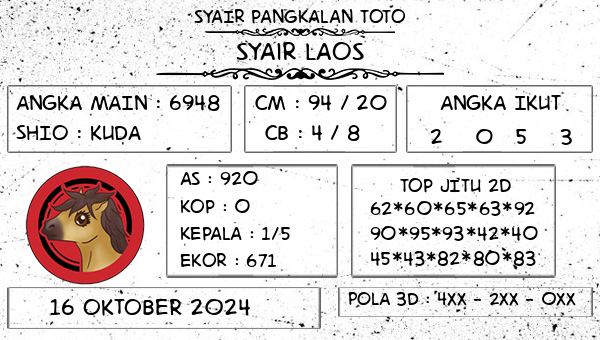 SYAIR PANGKALAN TOTO - Syair Laos