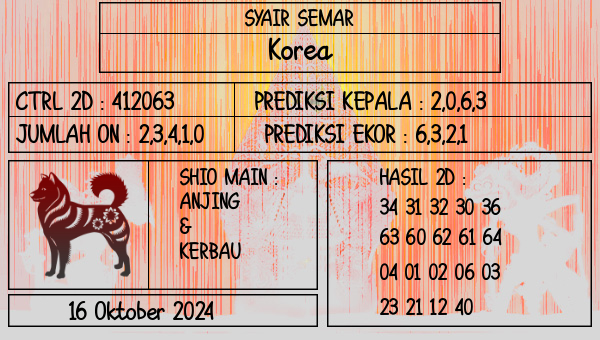 SYAIR SEMAR - Korea