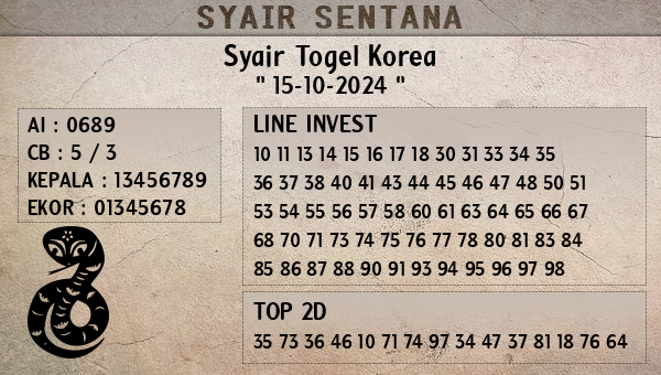  - Syair Togel Korea